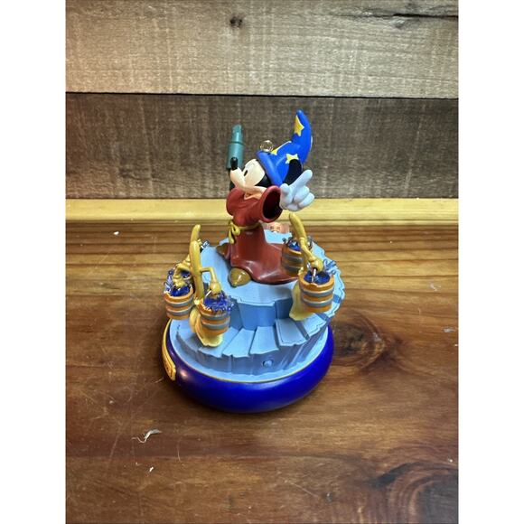 Hallmark Disney Sorcerer’s Apprentice Mickey Fantasia Ornament -missing An Arm - Picture 5 of 6